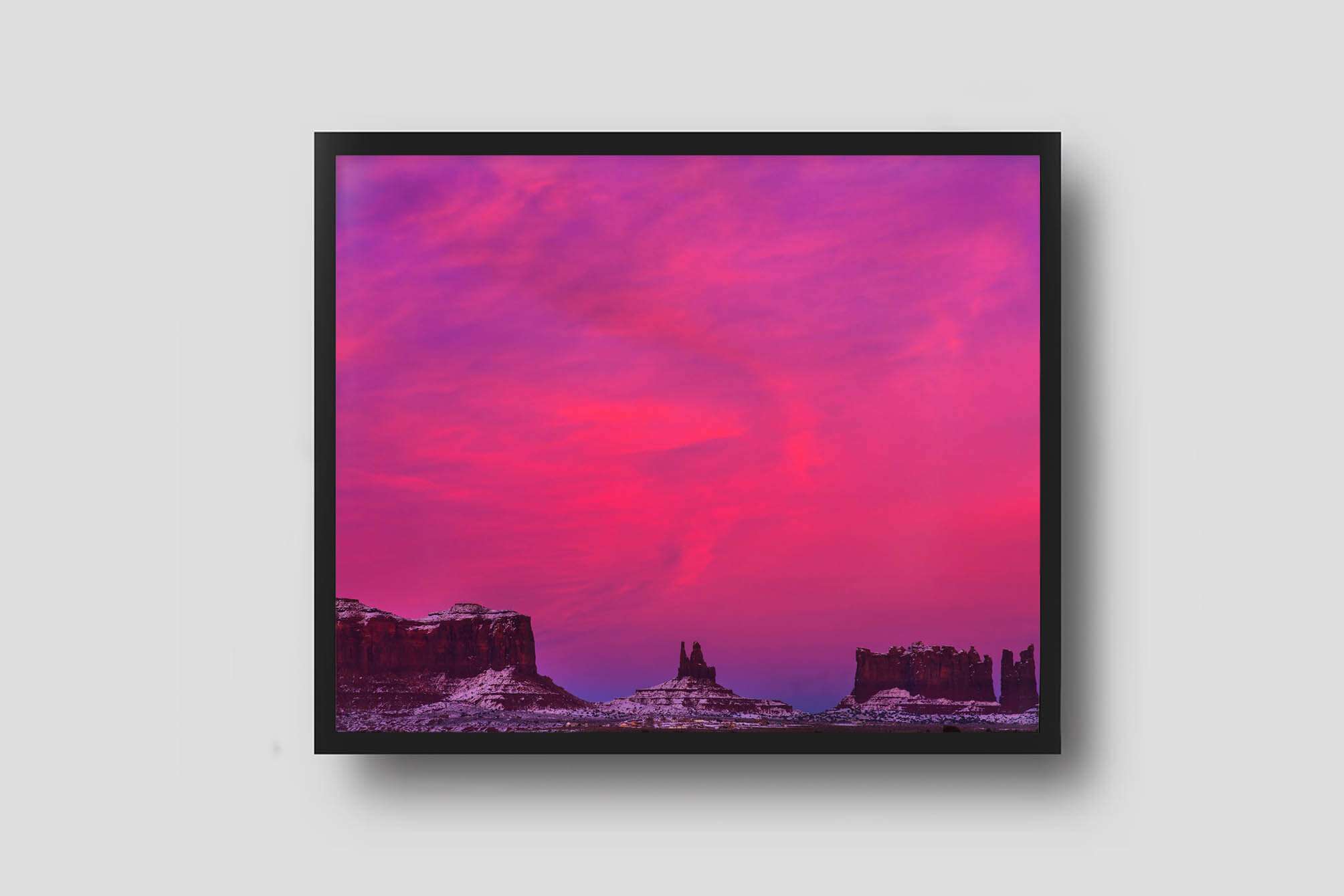 Monuments - Monument Valley Framed Photography Framed art of monument valley