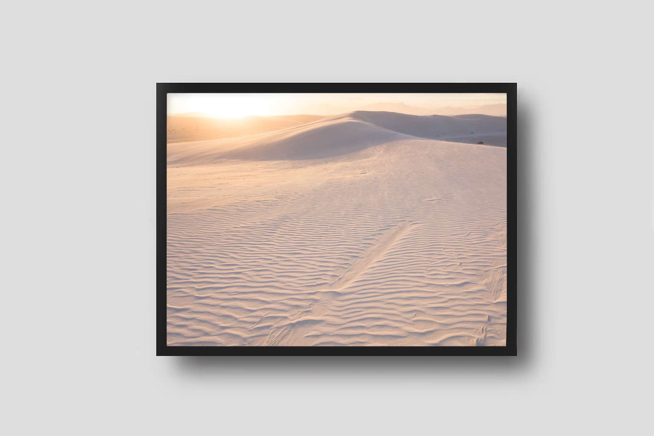 One Day Something Is Going To Come Along And Change The Way You Look At The World - Products White Sands Framed Photo White-sands-framed-photo