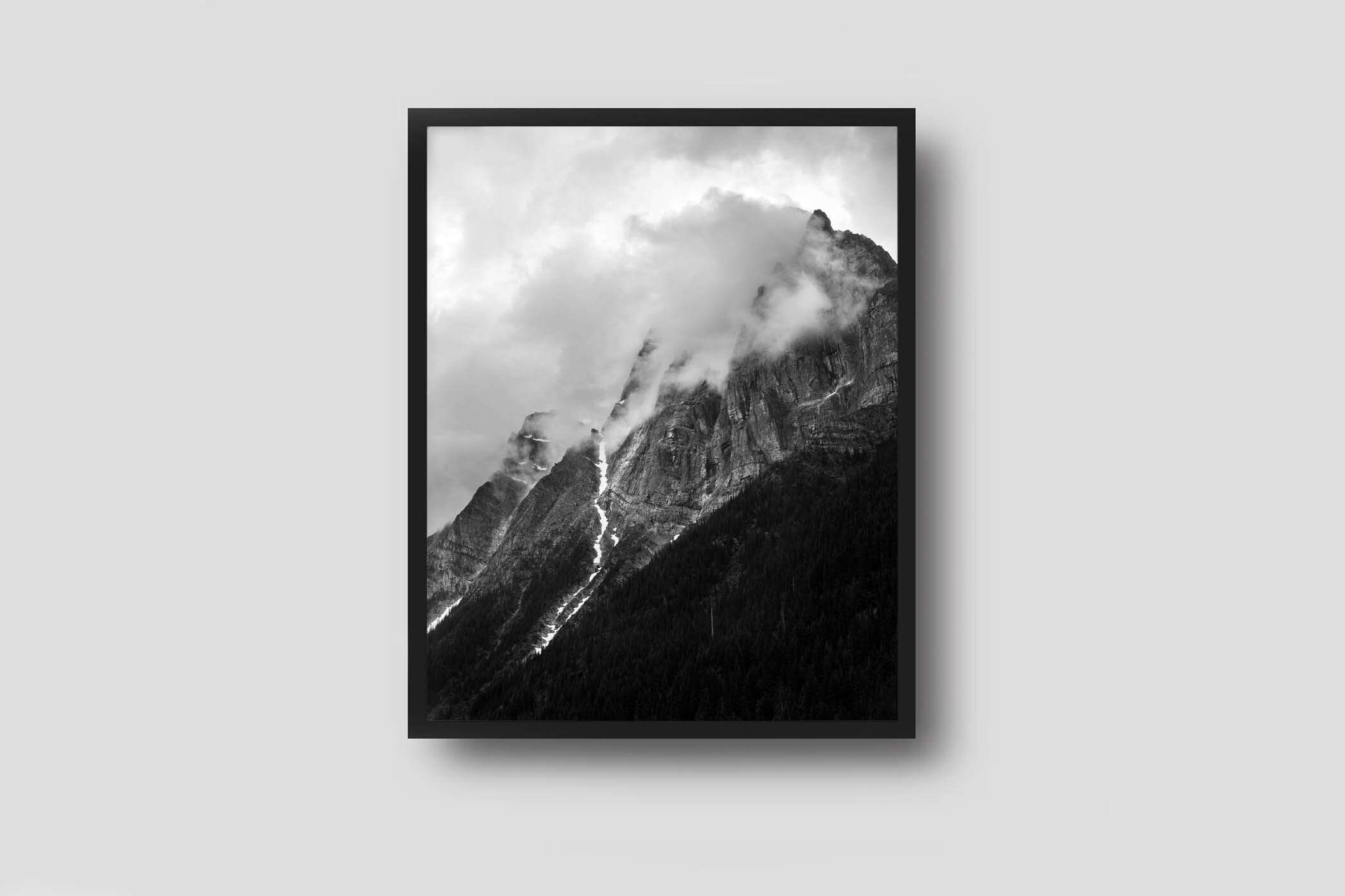 Points In The Sky. - Yoho Mountain Framed Yoho landscape photo
